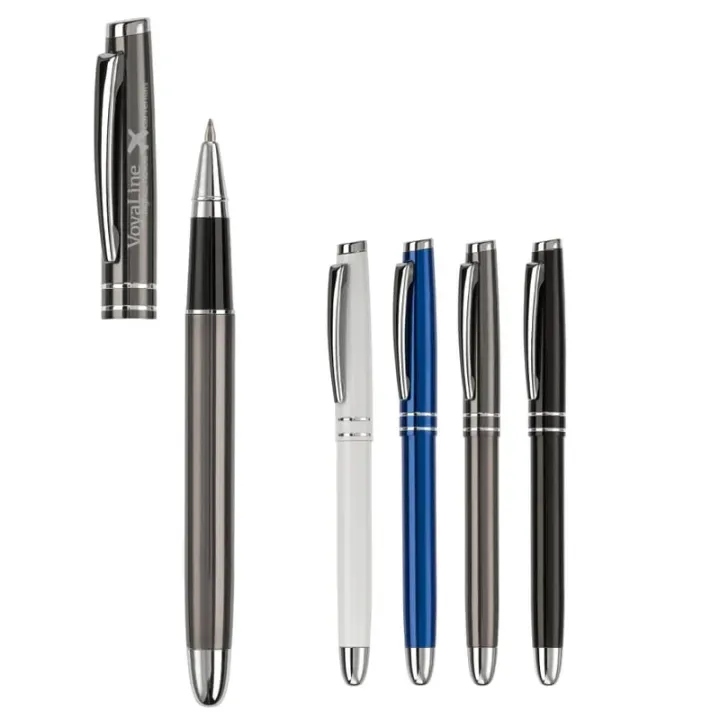 Metal rollerball 2 stripes - LT81155 (gadzety reklamowe)